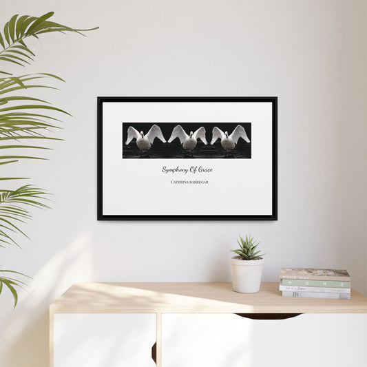 Symphony of Grace – Fine Art Framed Canvas by Caterina Barregar