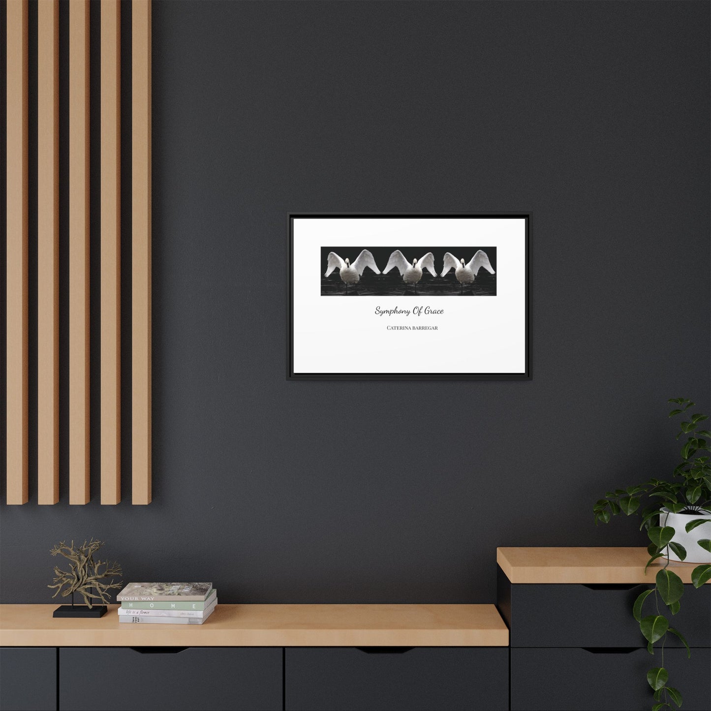 Symphony of Grace – Fine Art Framed Canvas by Caterina Barregar