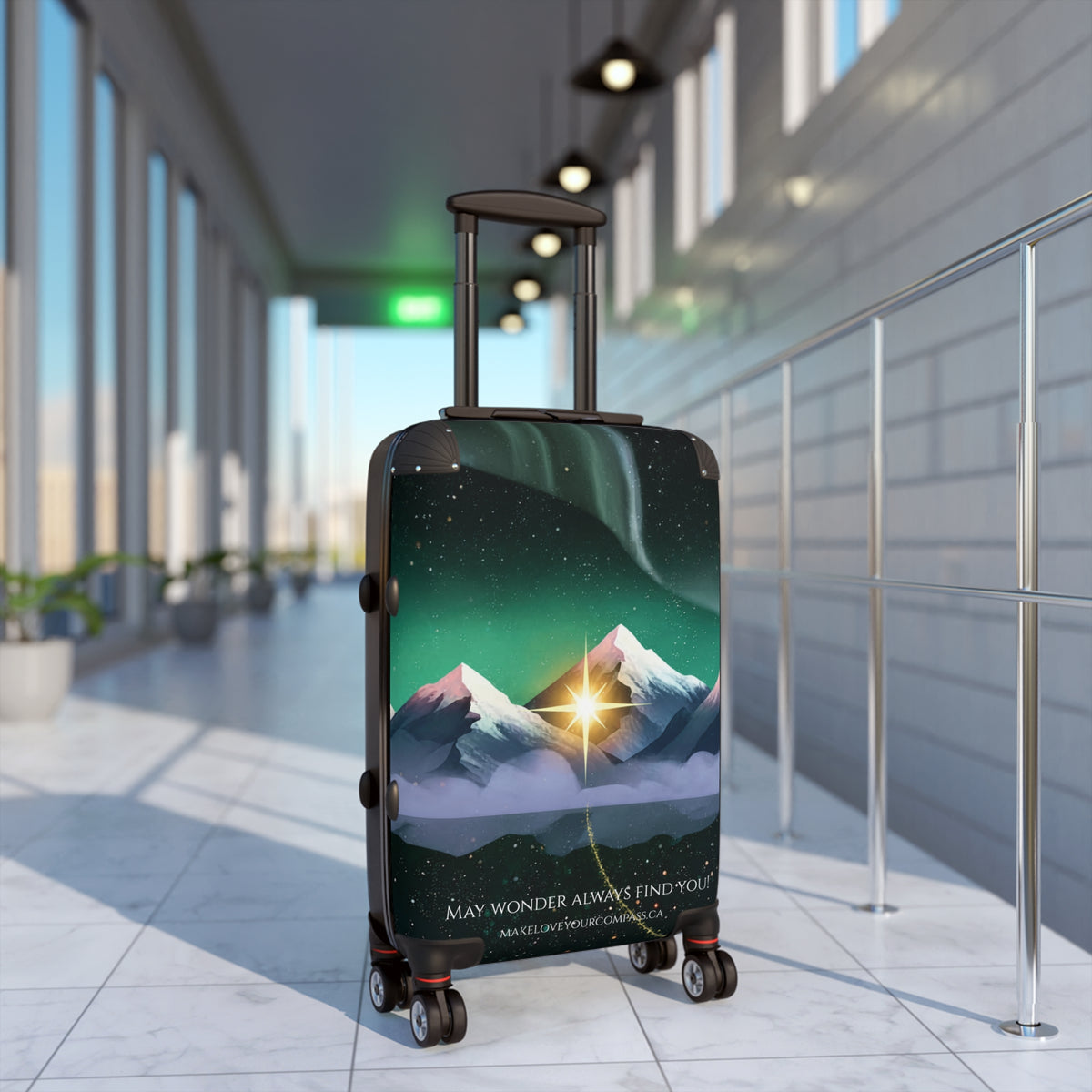 Stardust Journey Mountain Aurora Signature Hardshell Suitcase