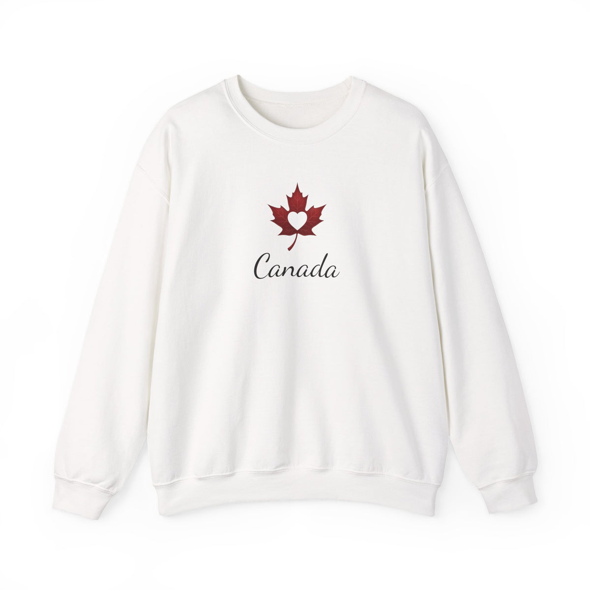 Make Love Your Compass | Canada Sweatshirt with Maple Heart Moti