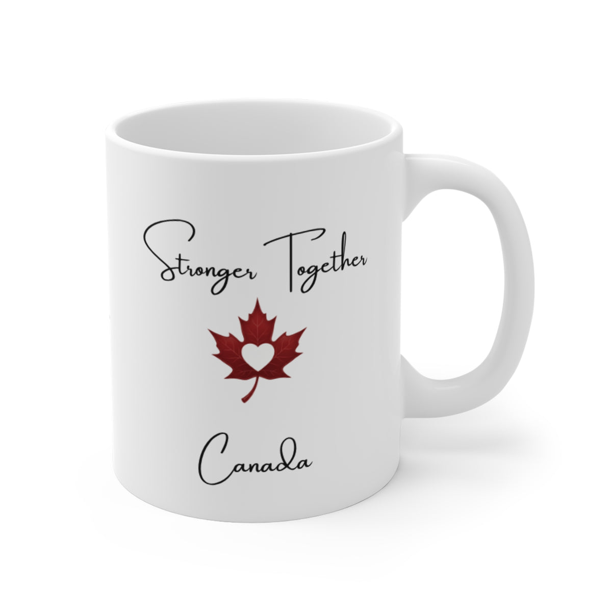 Stronger Together Graphic Ceramic Mug