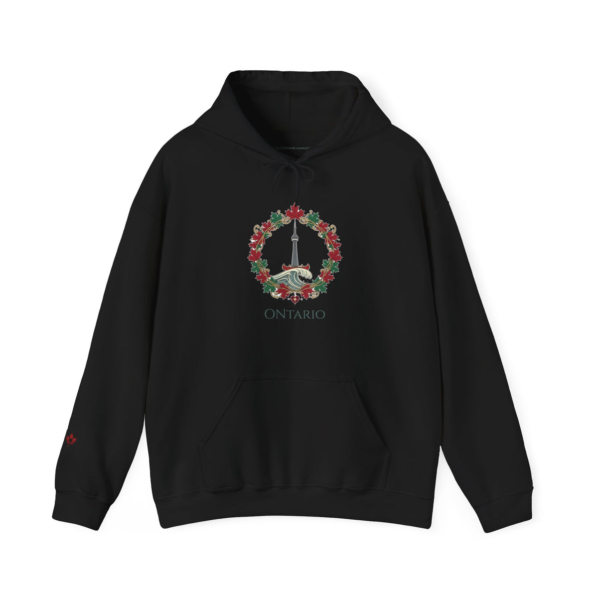 Ontario Trillium and Tower Crest Premium Hoodie