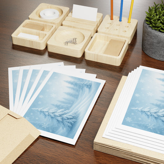 Winter Forest Serenity Greeting Card — Inspired by Nature Collection (1 or 10 pcs)