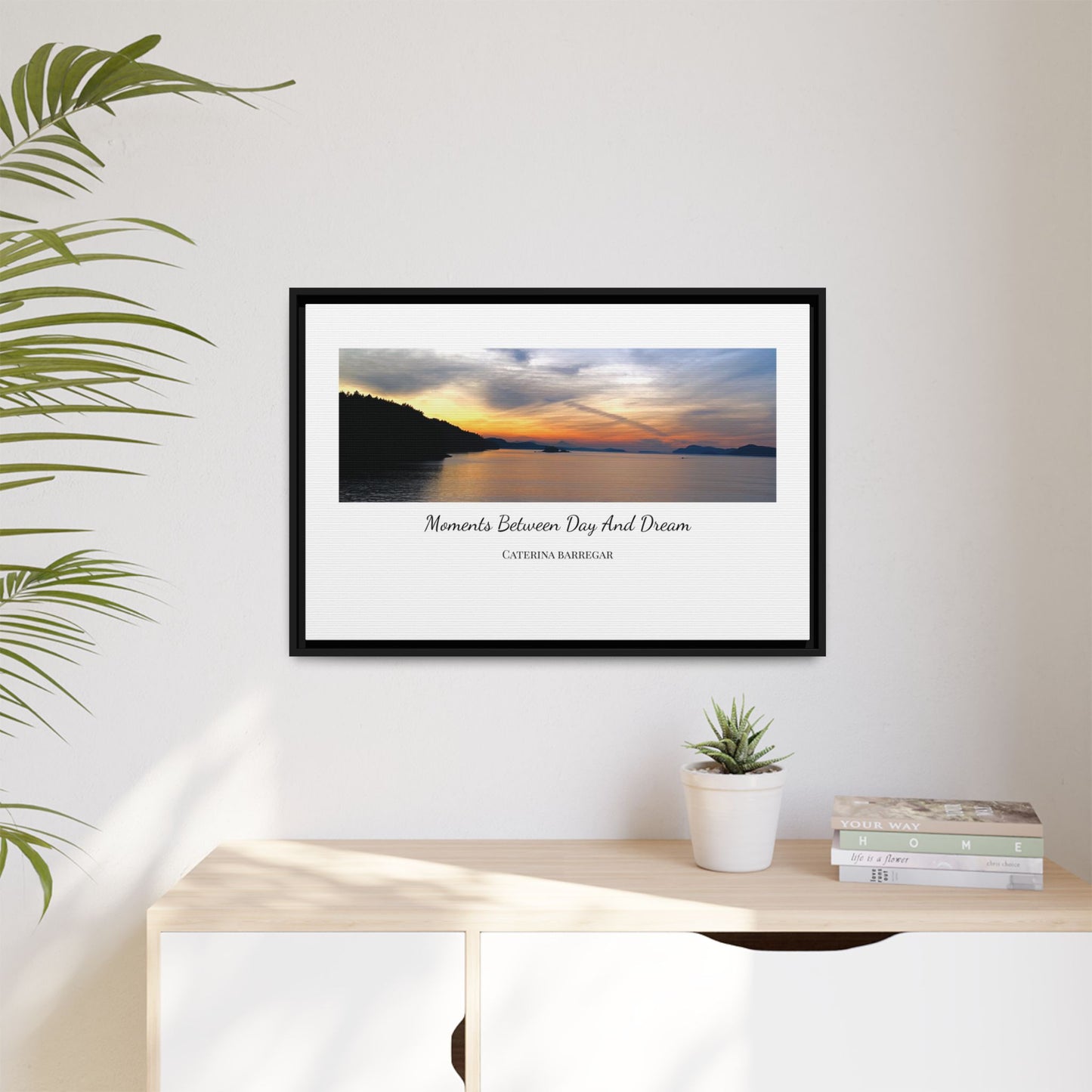 Moments Between Day And Dream -  Fine Art Framed Canvas by Caterina Barregar
