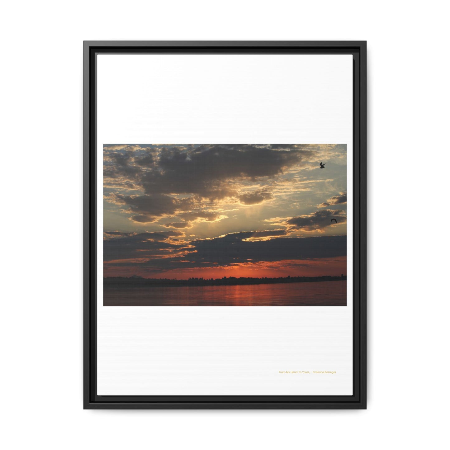 Evening Embrace – Peaceful Sunset Art