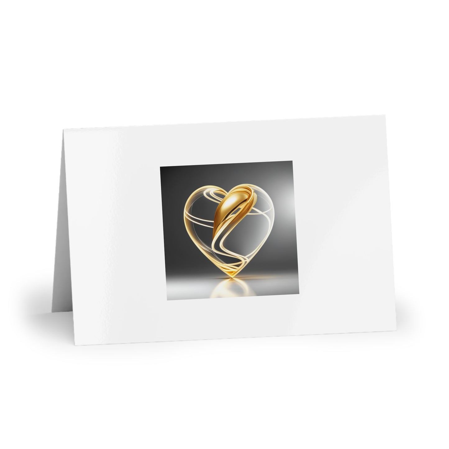 Follow Your Heart —Valentine's Greeting Card (1 or 10 pcs)
