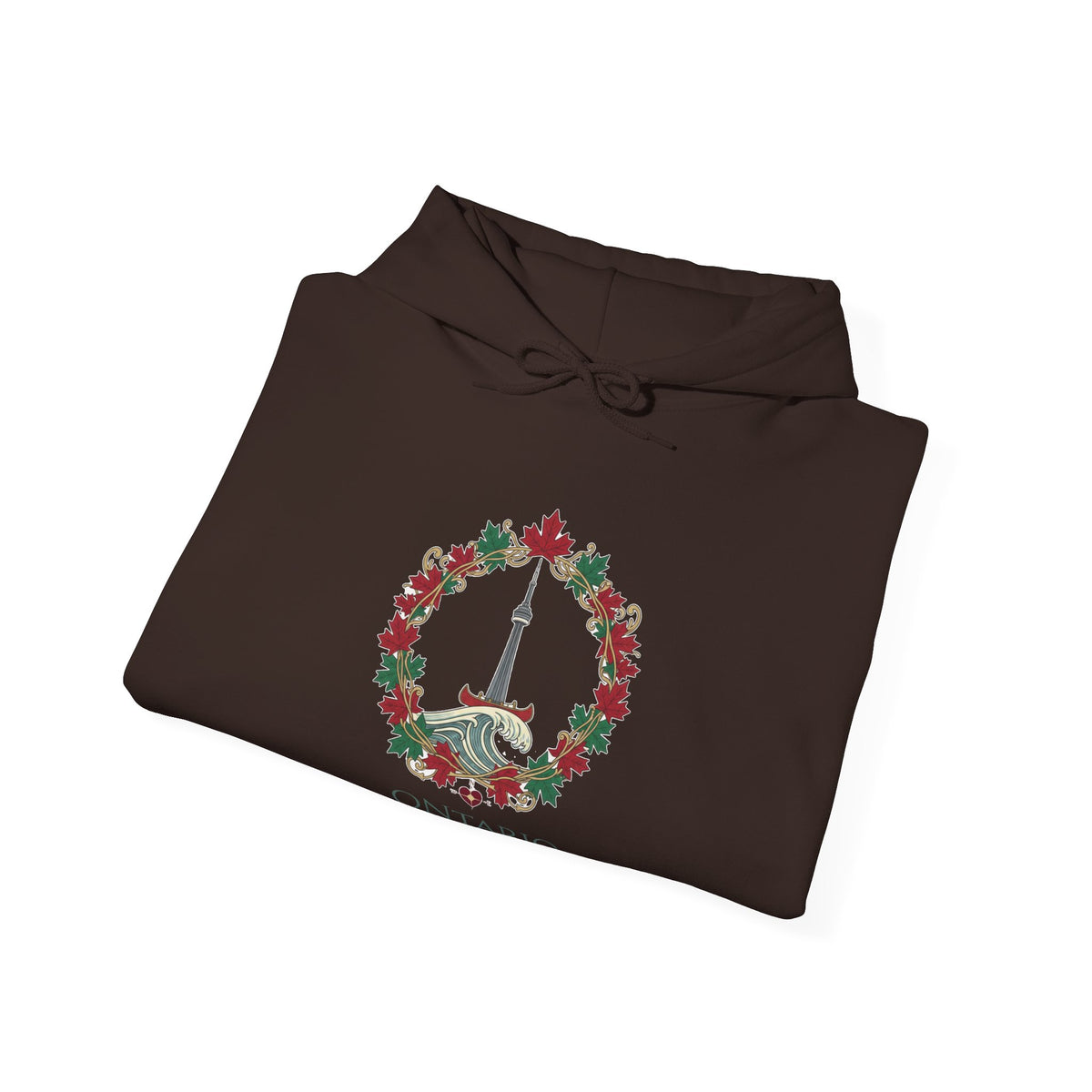 Ontario Trillium and Tower Crest Premium Hoodie