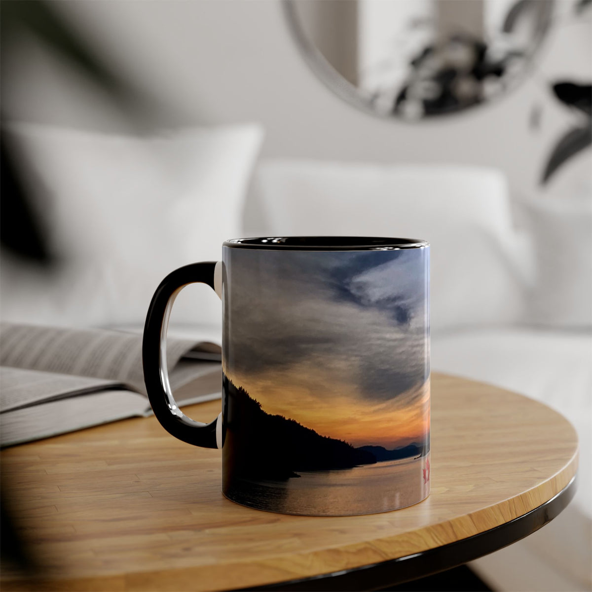 Make Love Your Compass | Moments Between Day And Dream Accent Mug, 11oz