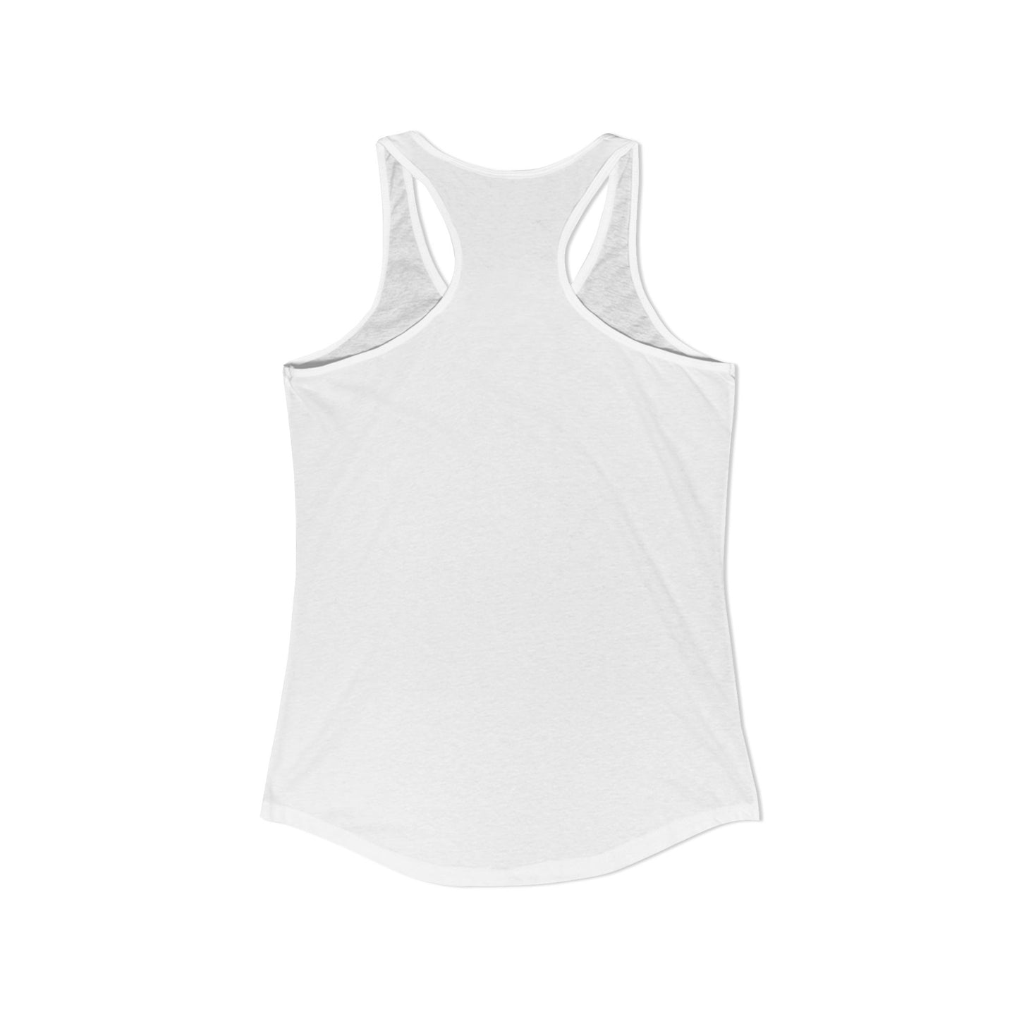 Make Love Your Compass | Women's Graphic Racerback Tank - Black/White