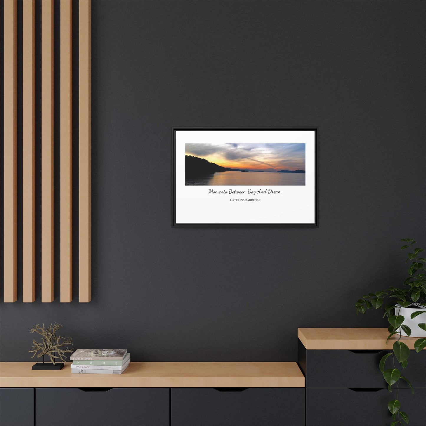 Moments Between Day And Dream -  Fine Art Framed Canvas by Caterina Barregar
