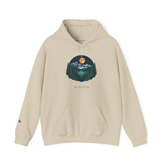 Alberta Scenic Lake and Forest Premium Hoodie