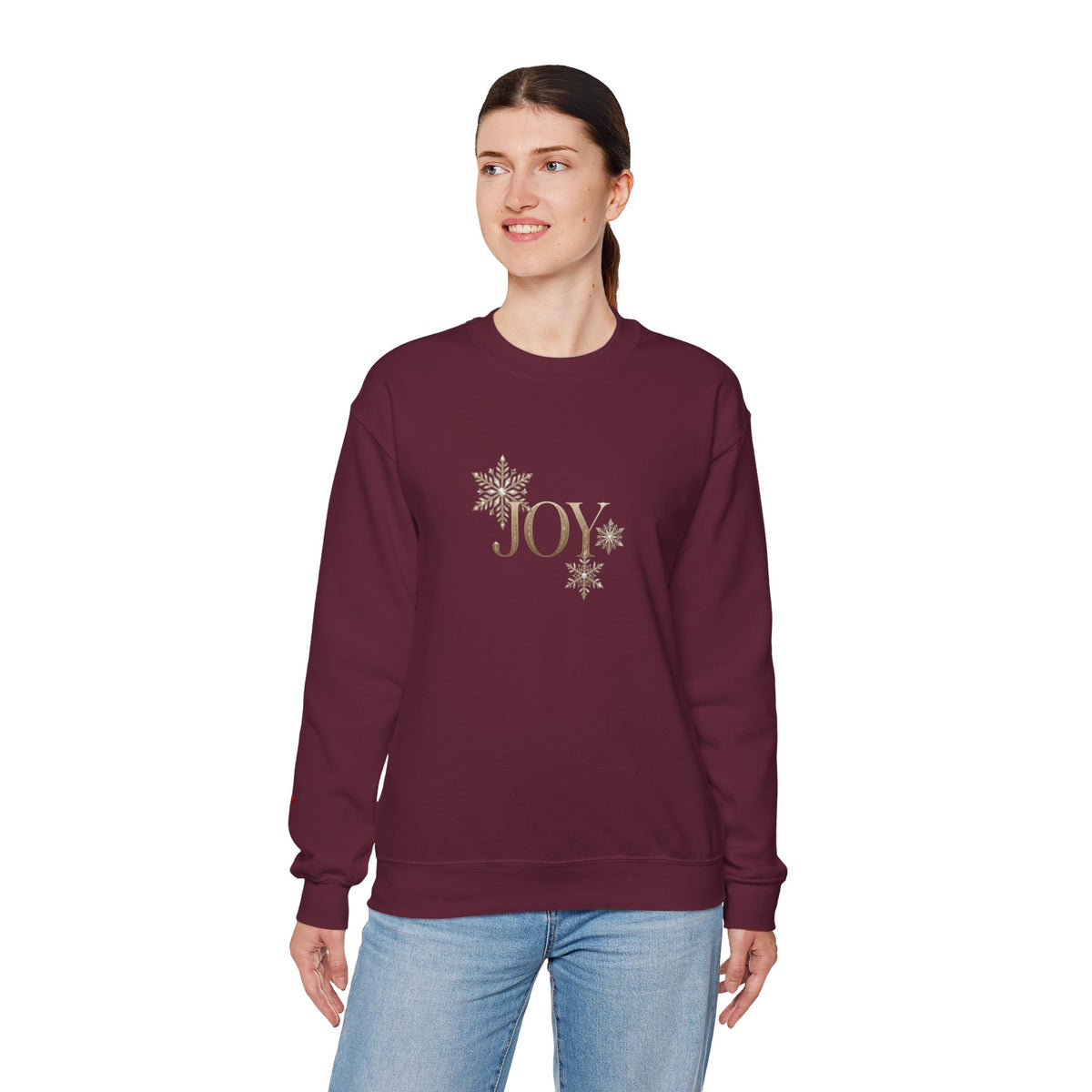 Joy Christmas Snowflake Sweatshirt
