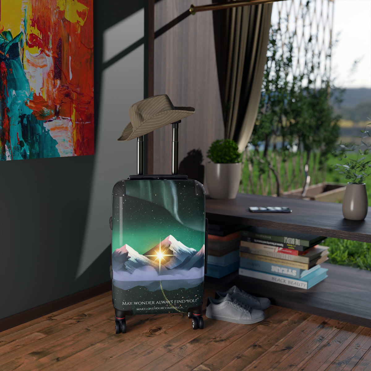 Stardust Journey Mountain Aurora Signature Hardshell Suitcase