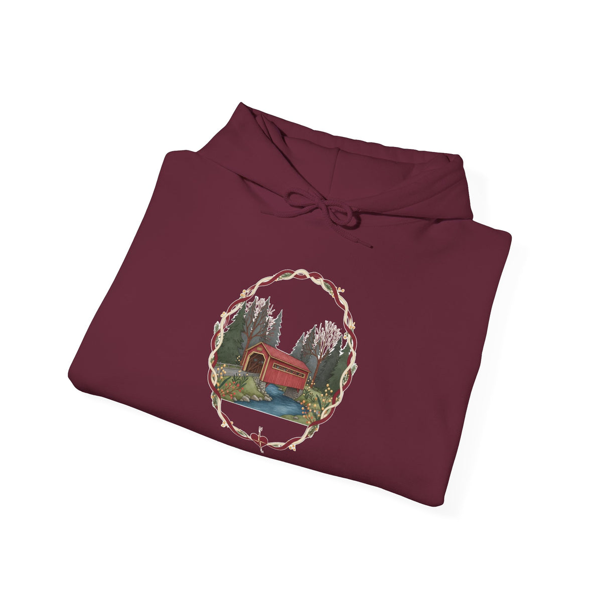 New Brunswick Covered Bridge Crest Premium Hoodie