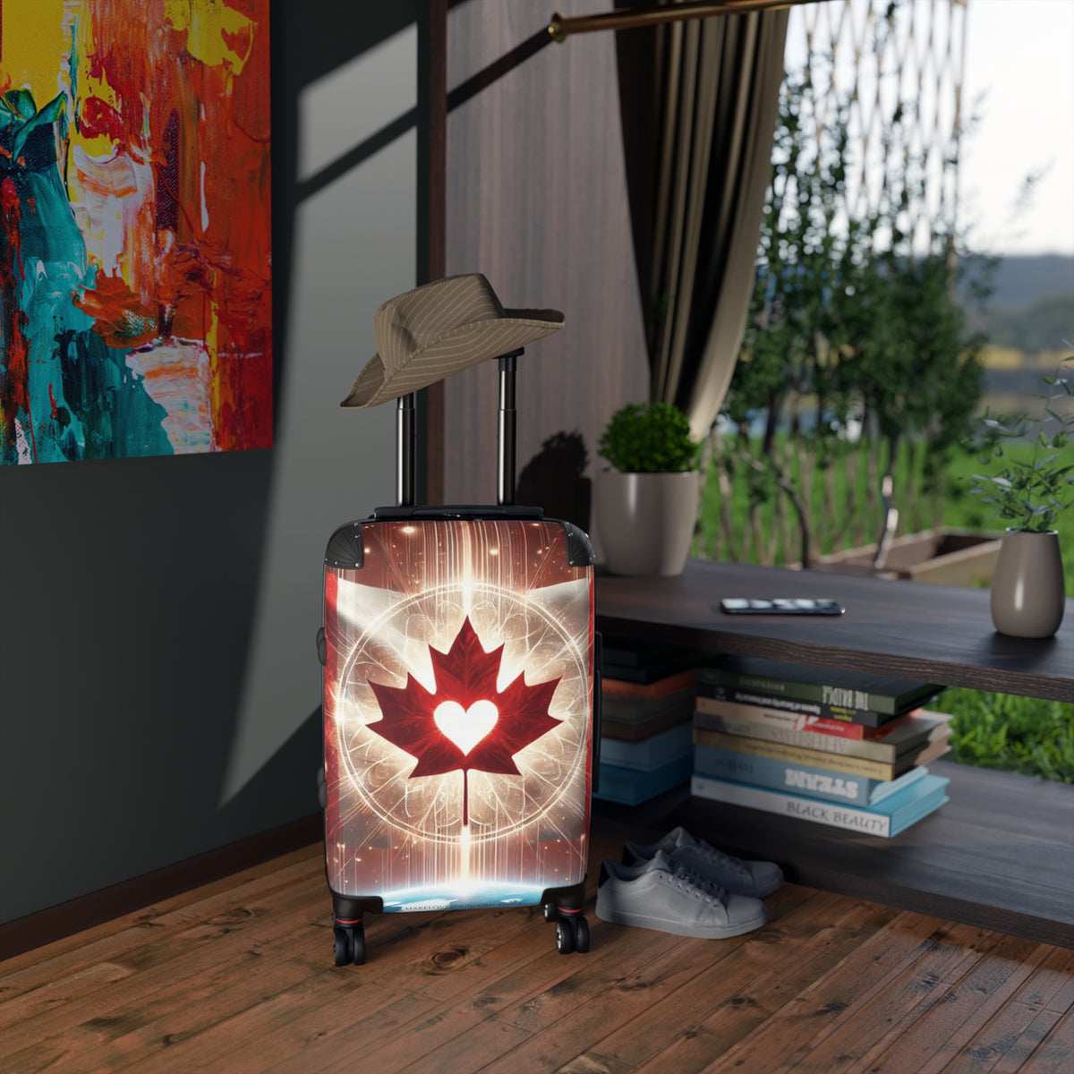 The Global Heart Canadian Custom Hardshell Suitcase