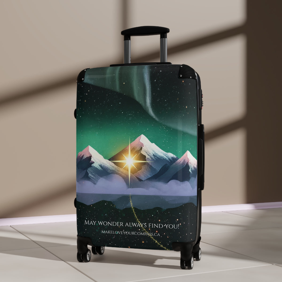 Stardust Journey Mountain Aurora Signature Hardshell Suitcase