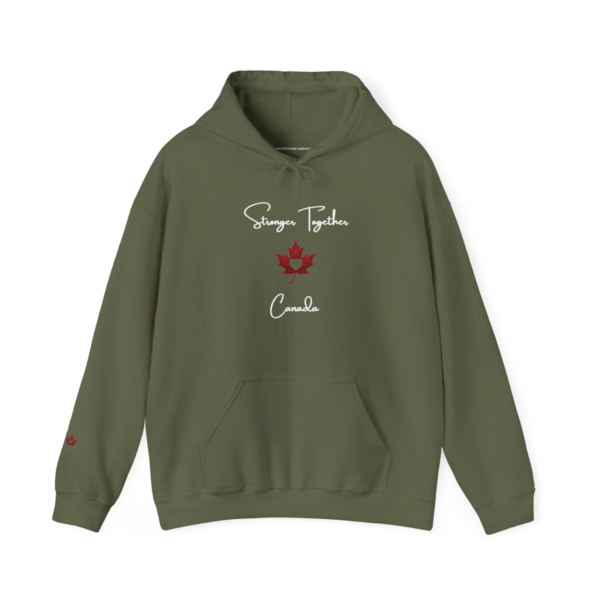 Stronger Together Canadian Graphic Hoodie