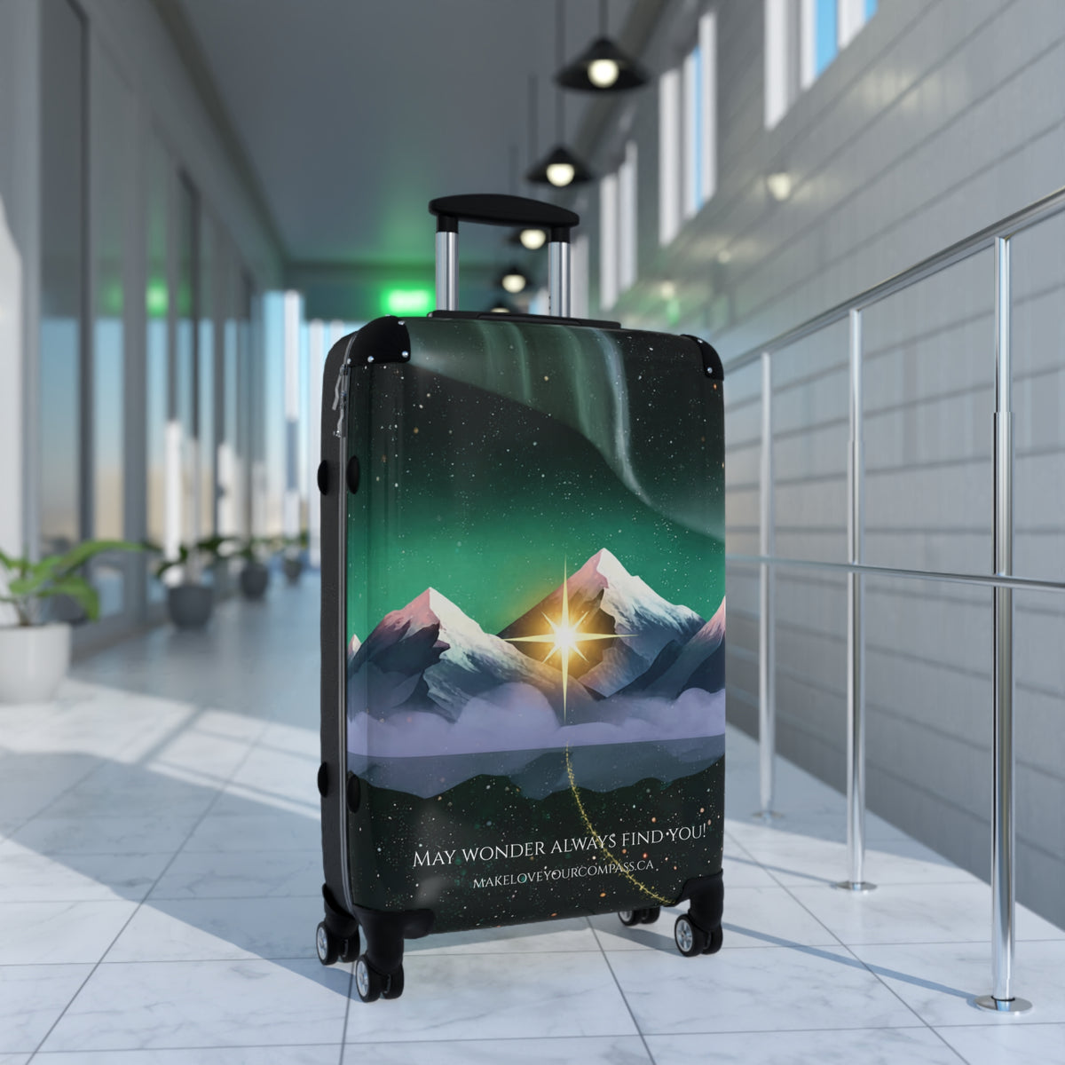 Stardust Journey Mountain Aurora Signature Hardshell Suitcase