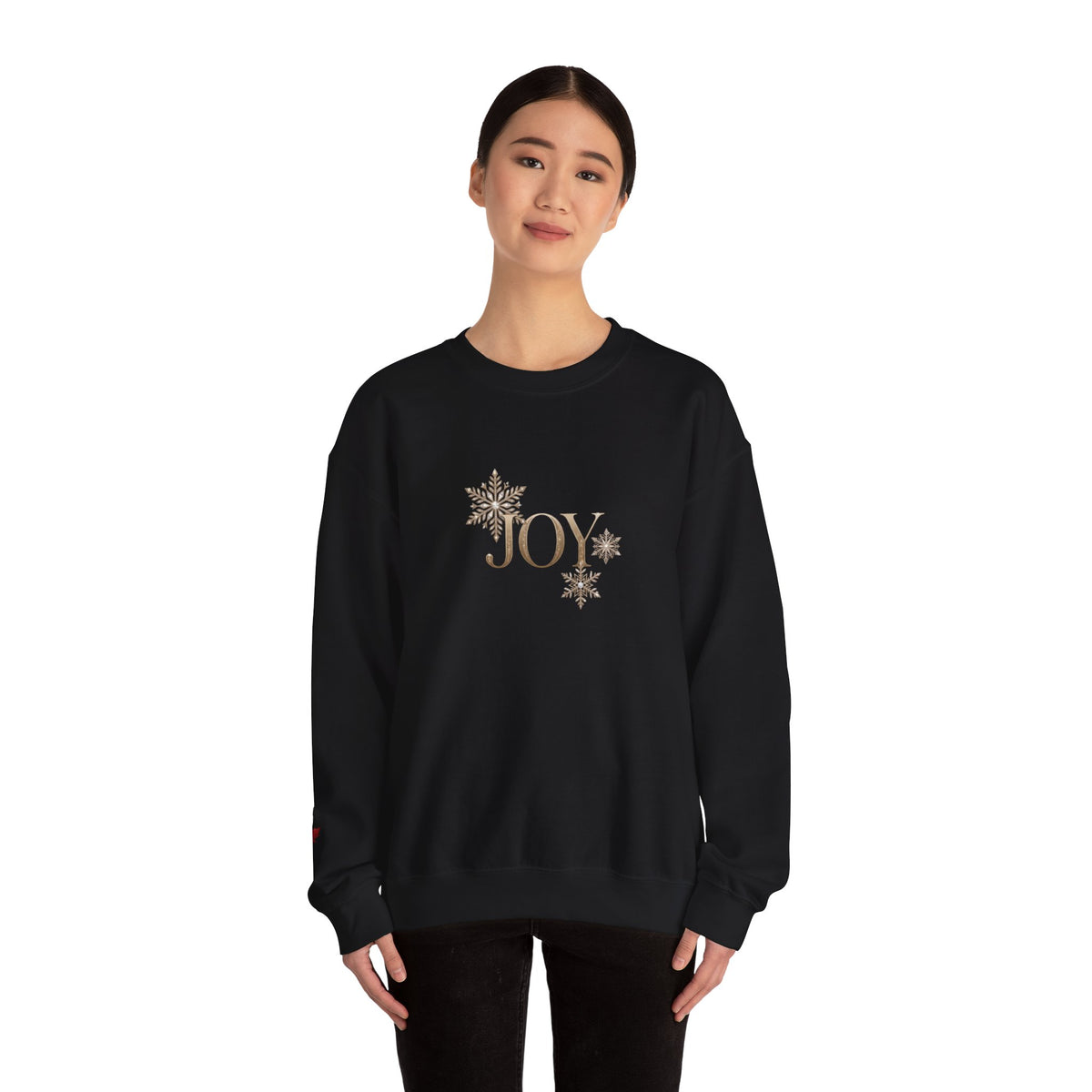Joy Christmas Snowflake Sweatshirt