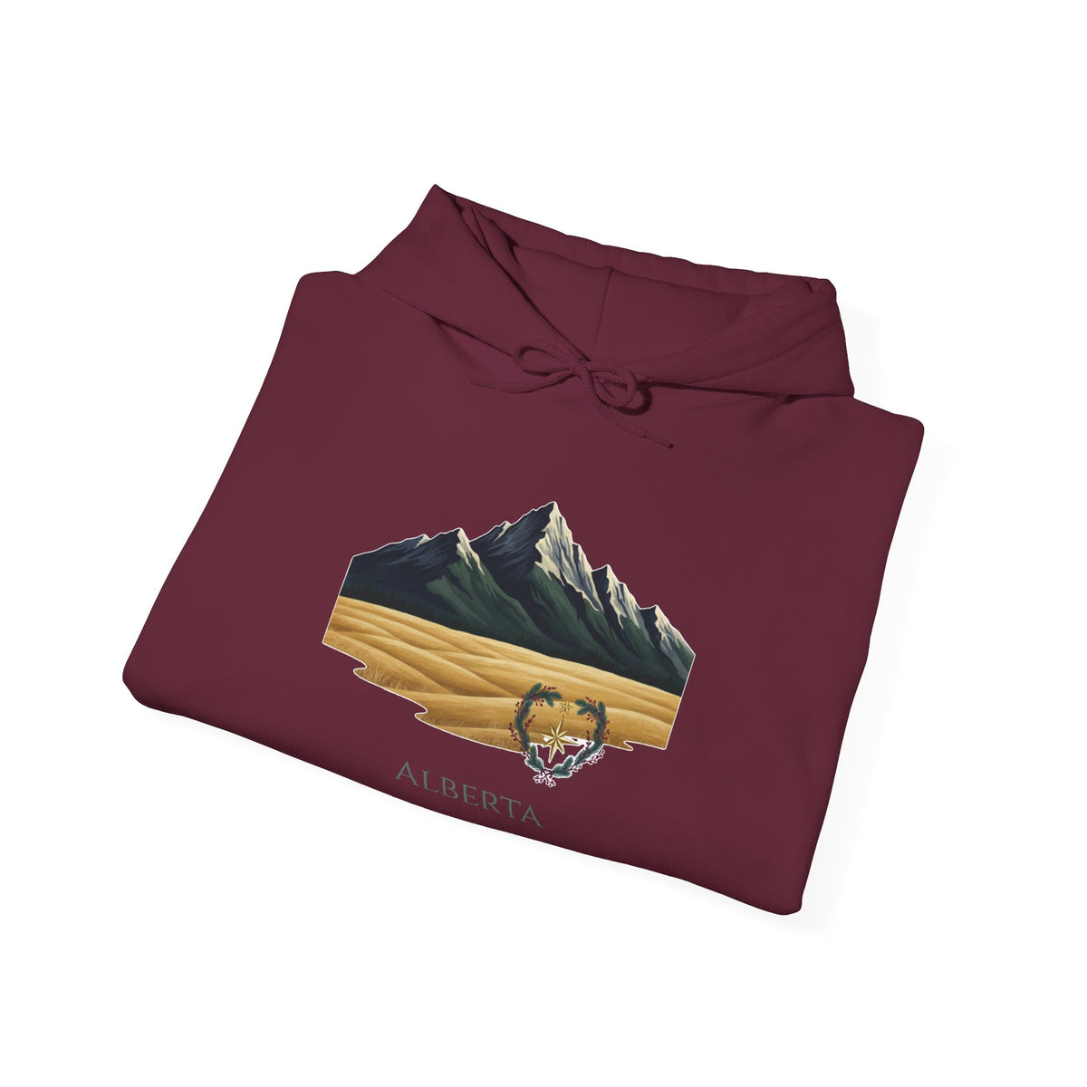 Alberta Scenic Lake and Forest Premium Hoodie