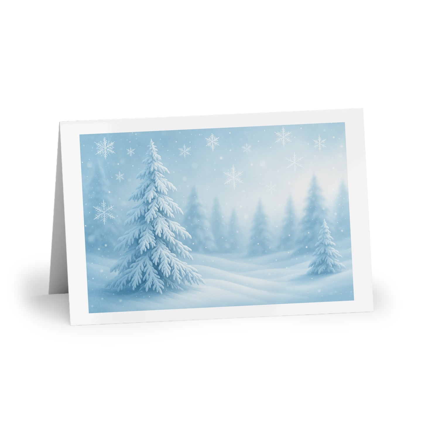 Winter Forest Serenity Greeting Card — Inspired by Nature Collection (1 or 10 pcs)