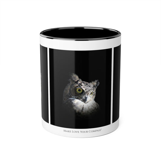 Great Horned Owl Ceramic Accent Mug