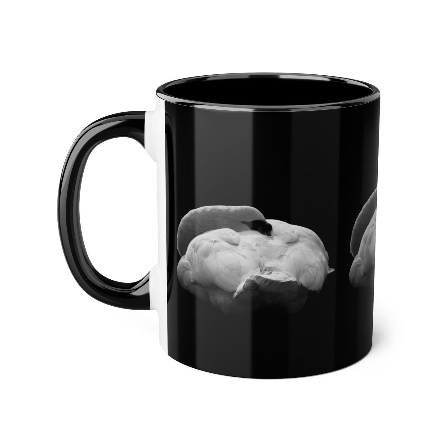 Make Love Your Compass | White Swan Photo Mug | Accent 11oz