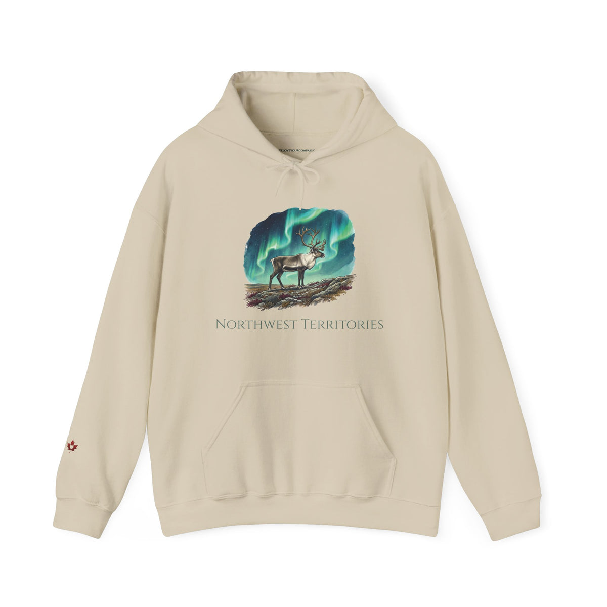 Northwest Territories Aurora Caribou Premium Hoodie