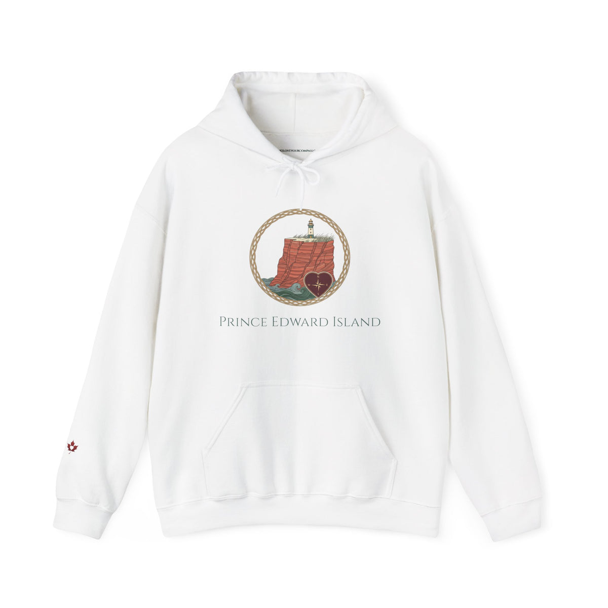 Prince Edward Island Red Cliffs Crest Premium Hoodie