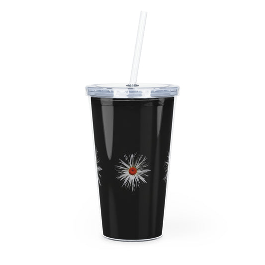 Make Love Your Compass | Wild Daisy Heart Tumbler - Horizontal