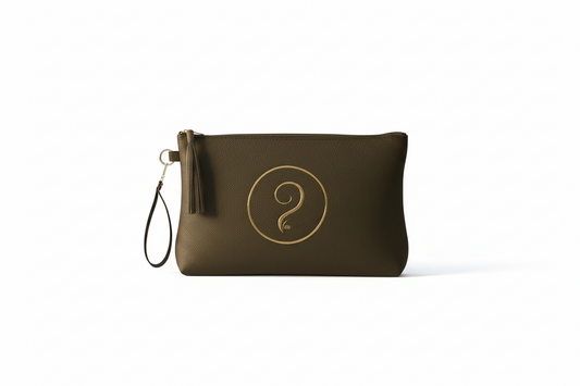 Auric Lotus Vegan Leather Clutch