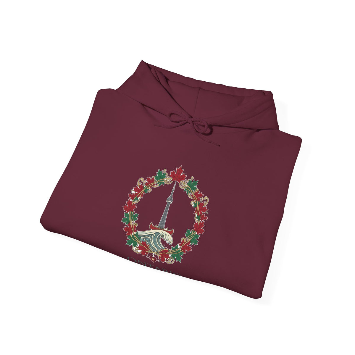 Ontario Trillium and Tower Crest Premium Hoodie