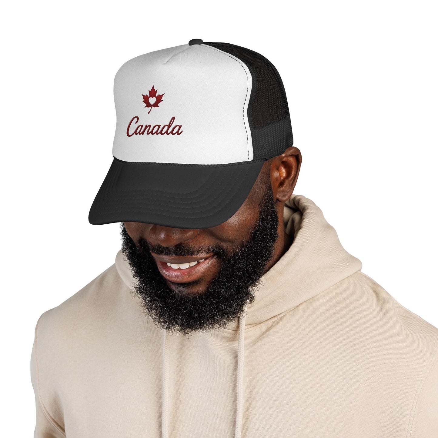 Make Love Your Compass | Canada Hat with Maple Heart Trucker Cap