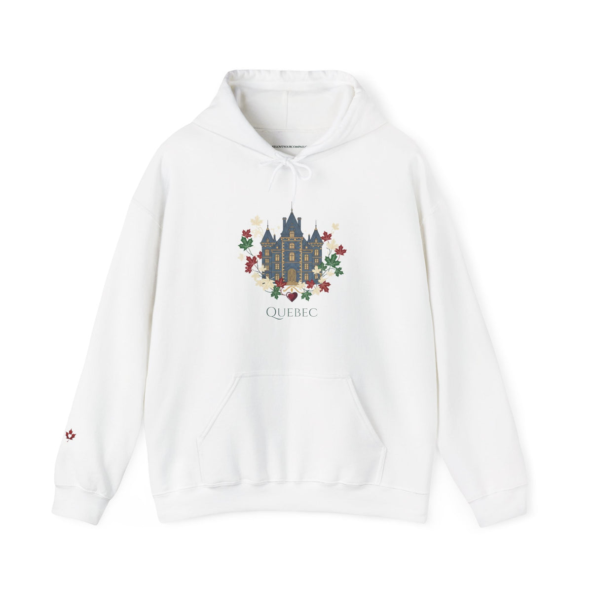 Quebec Historic Chateau Crest Premium Hoodie