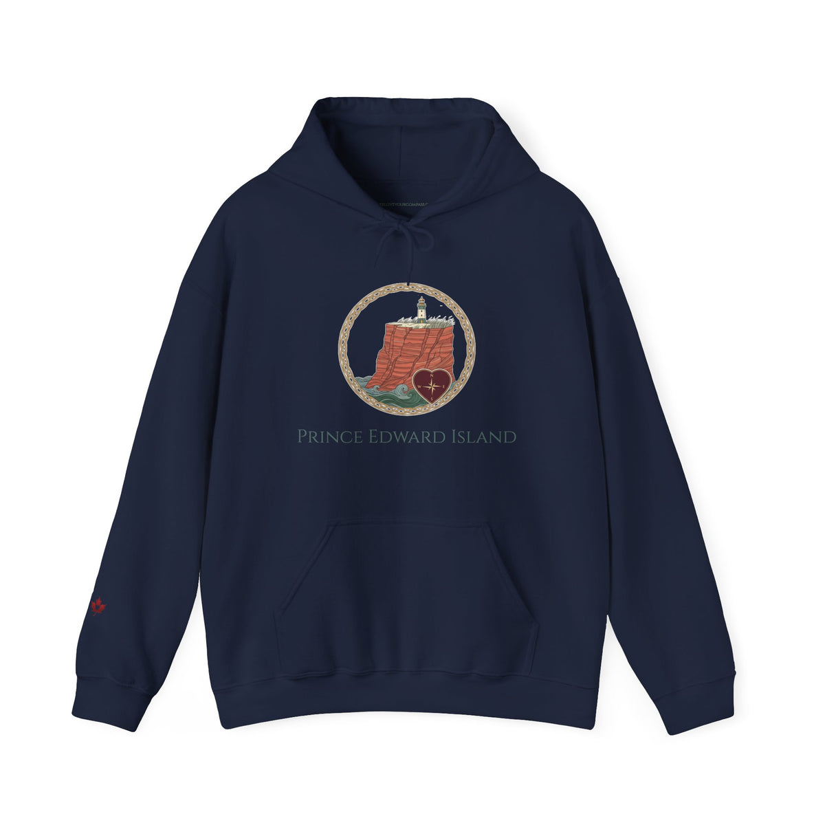 Prince Edward Island Red Cliffs Crest Premium Hoodie