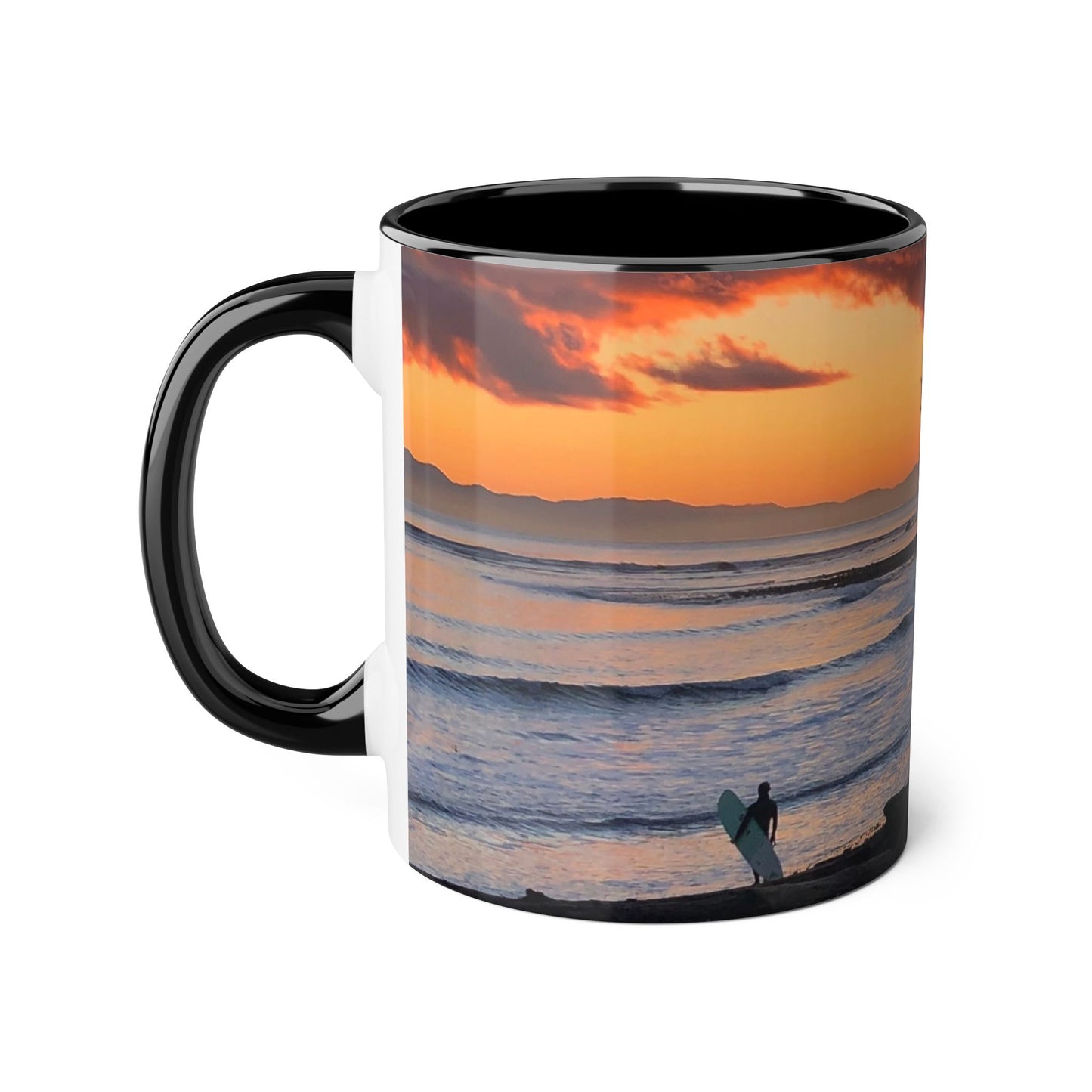 Make Love Your Compass | Tomorrow's Promise Sunset Accent Mug | 11oz