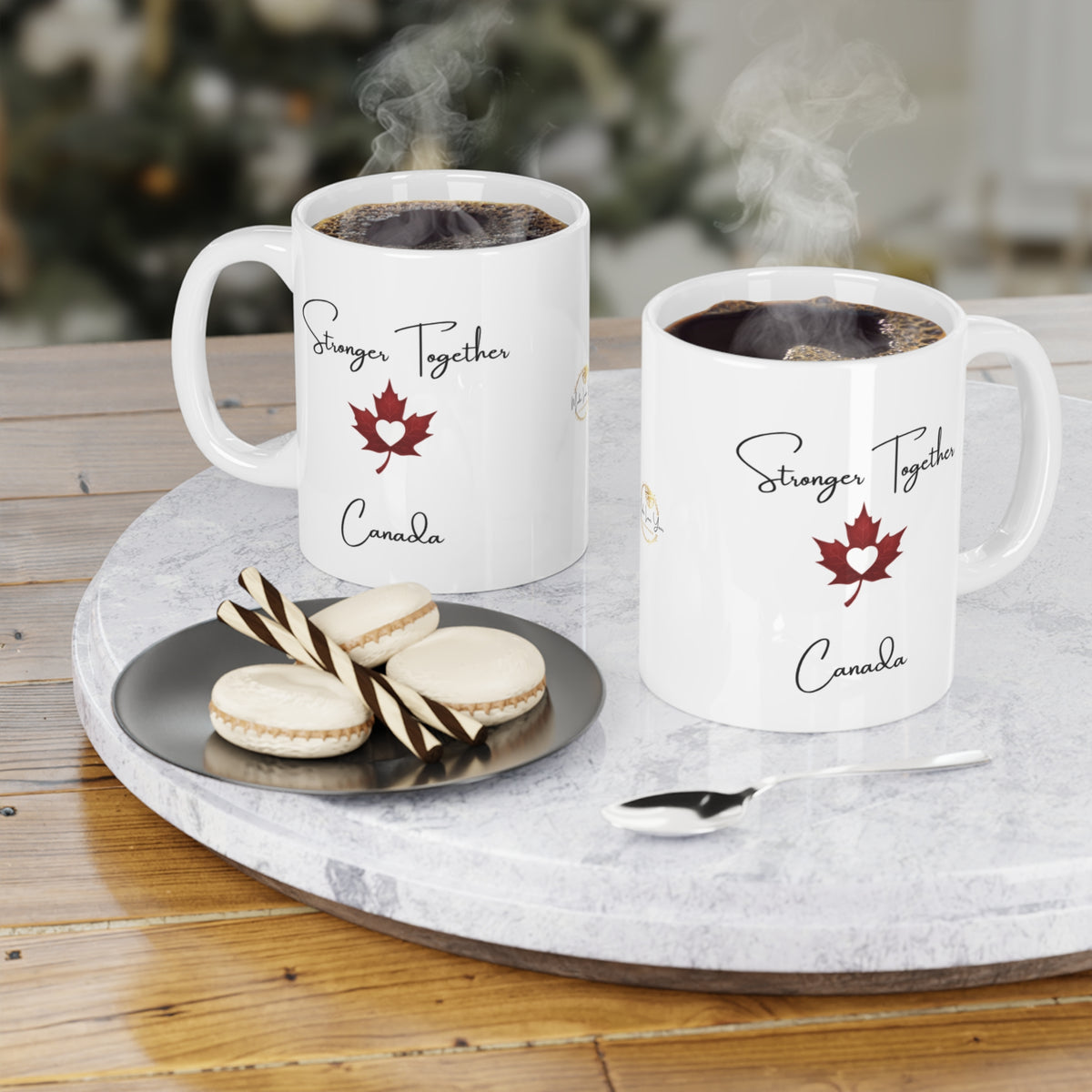 Stronger Together Graphic Ceramic Mug