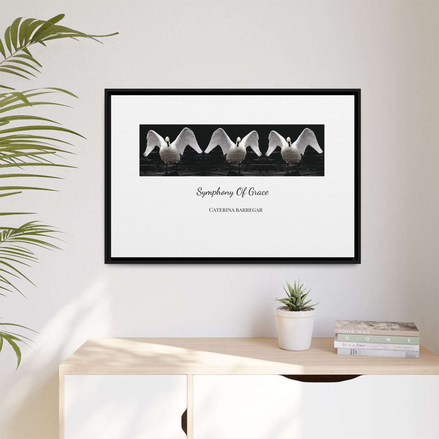 Symphony of Grace – Fine Art Framed Canvas by Caterina Barregar