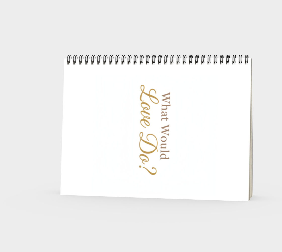 What Would Love Do Reflection Journal  - Premium Spiral Notebook