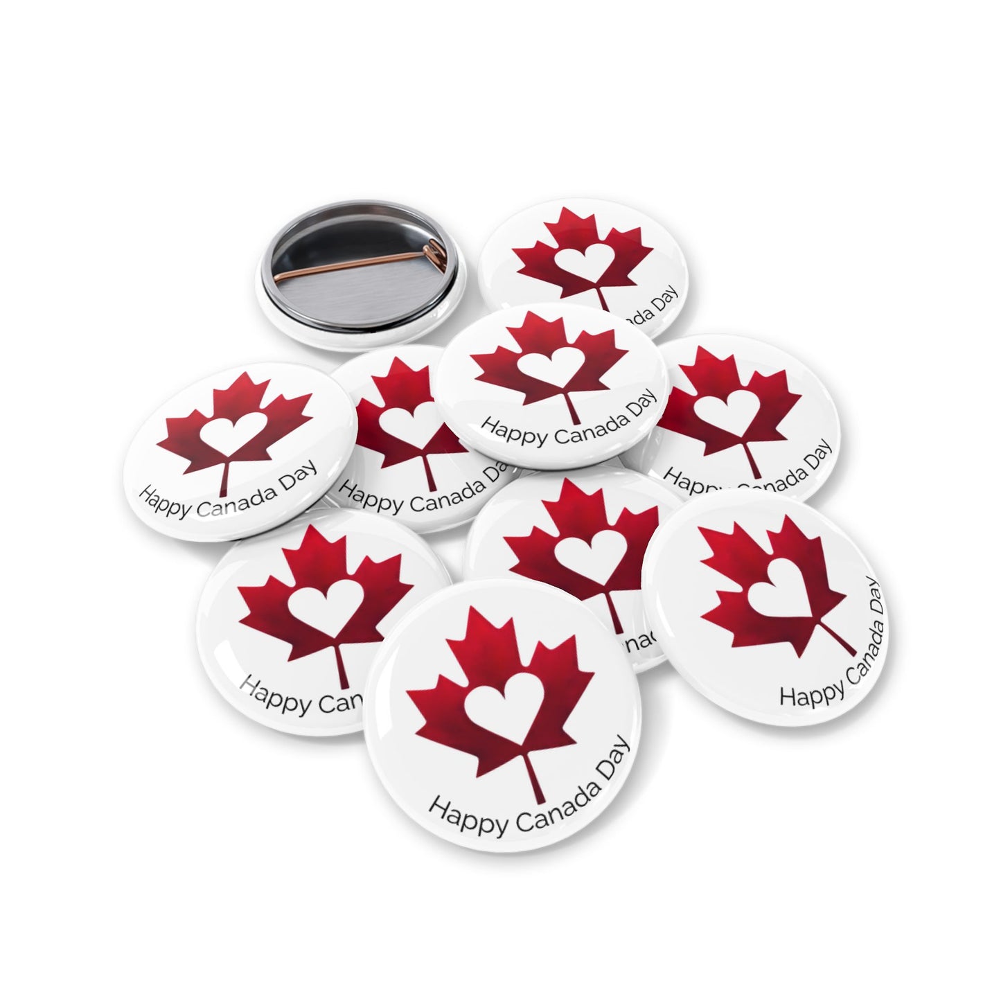 Happy Canada Day Pin