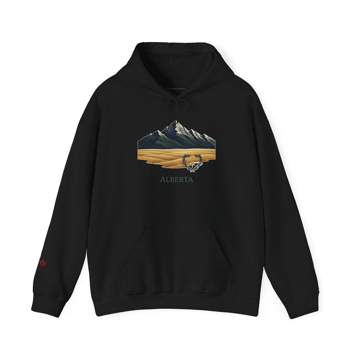 Alberta Scenic Lake and Forest Premium Hoodie