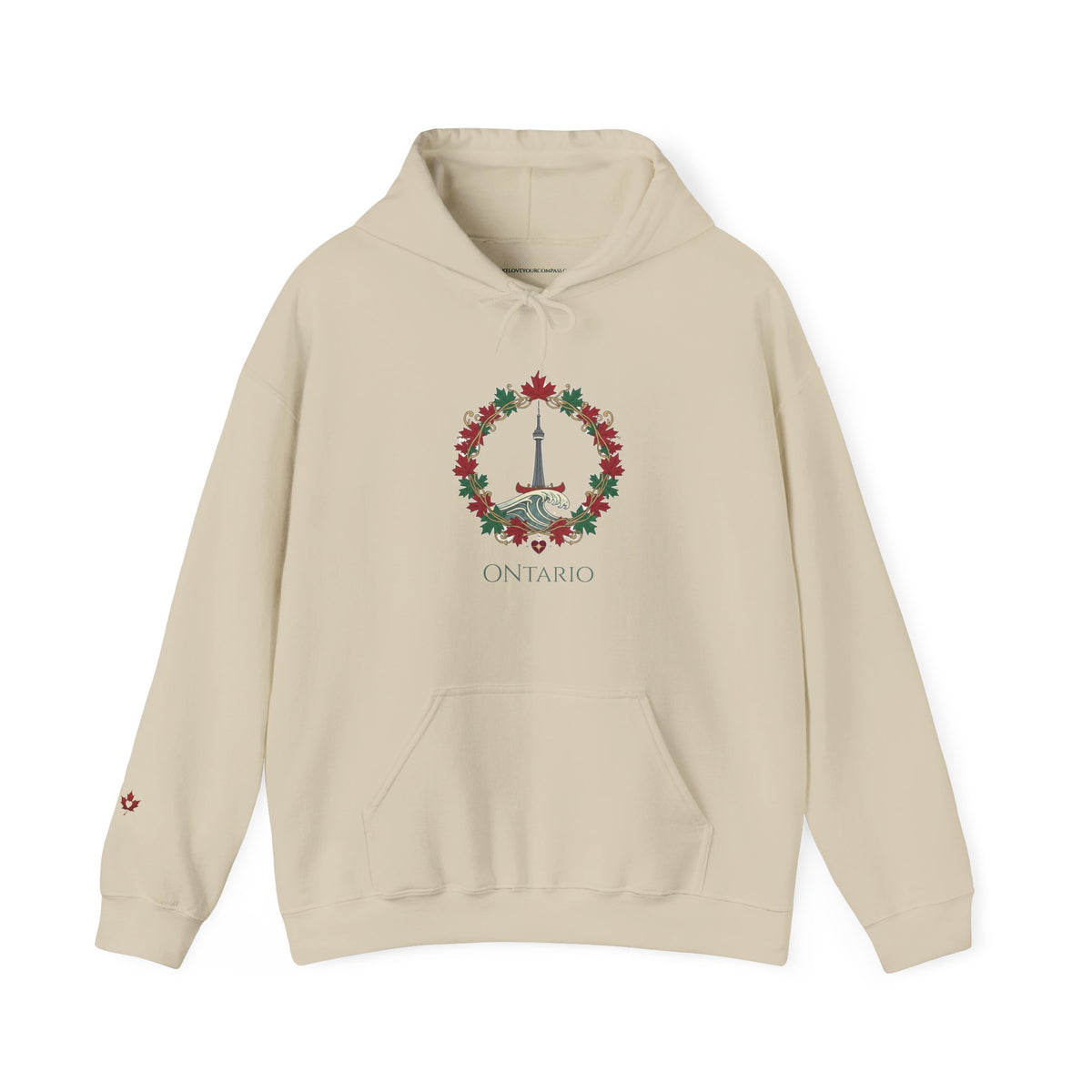 Ontario Trillium and Tower Crest Premium Hoodie