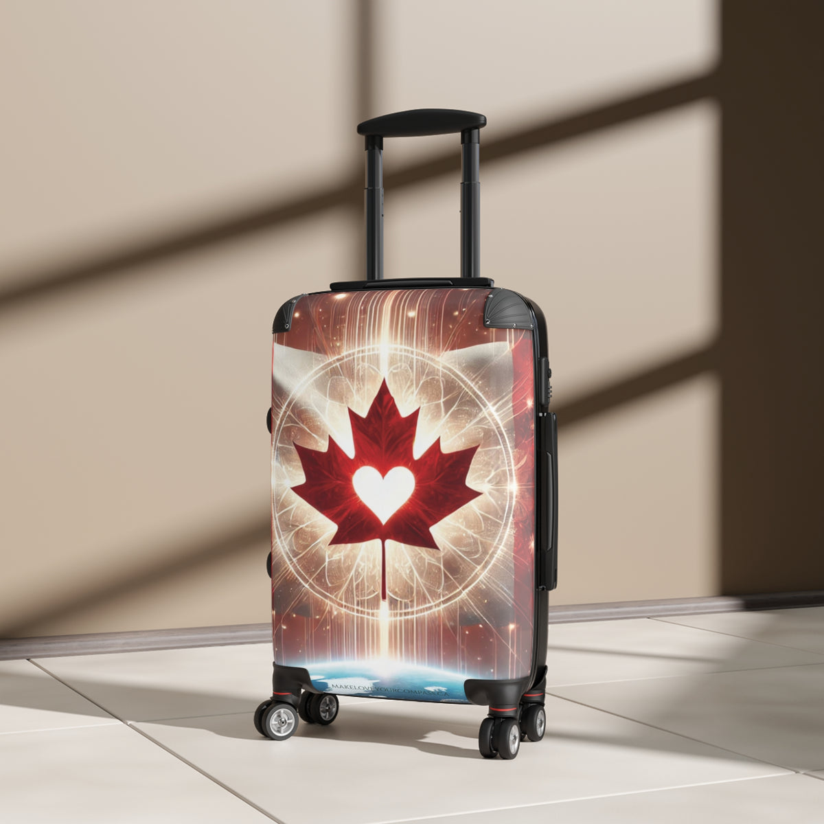 The Global Heart Canadian Custom Hardshell Suitcase