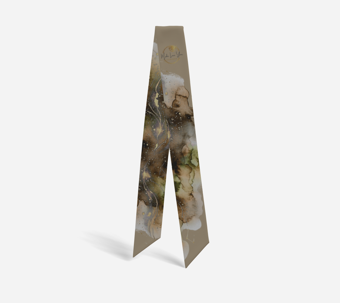 Savouring Wonder Silk Constellation Twilly Scarf
