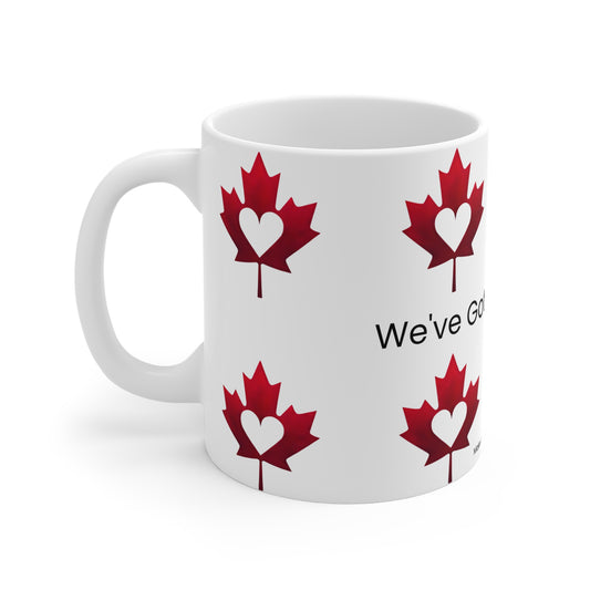 We’ve Got This Canada – Heart Compass Maple Leaf Mug