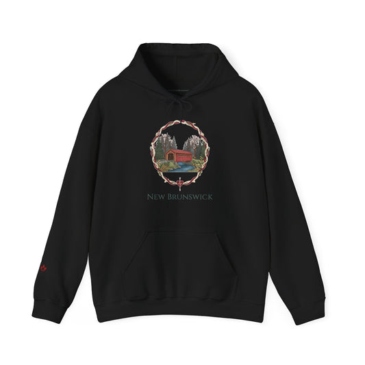 New Brunswick Covered Bridge Crest Premium Hoodie