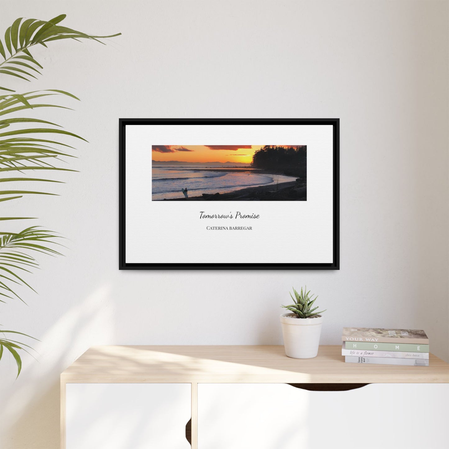 Tomorrow's Promise -  Fine Art Framed Canvas by Caterina Barregar