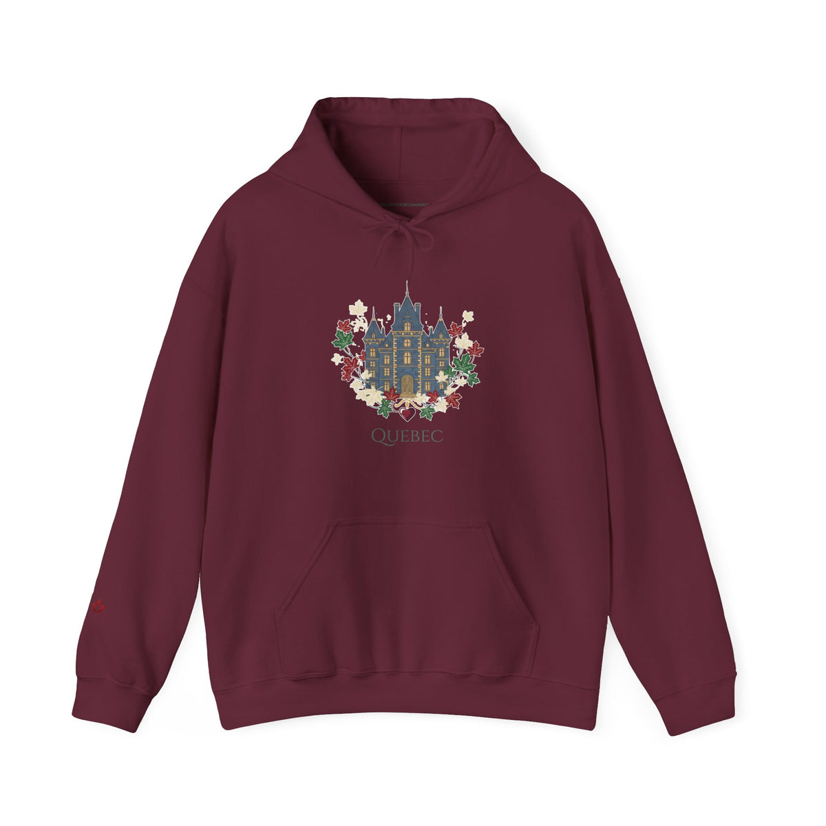 Quebec Historic Chateau Crest Premium Hoodie