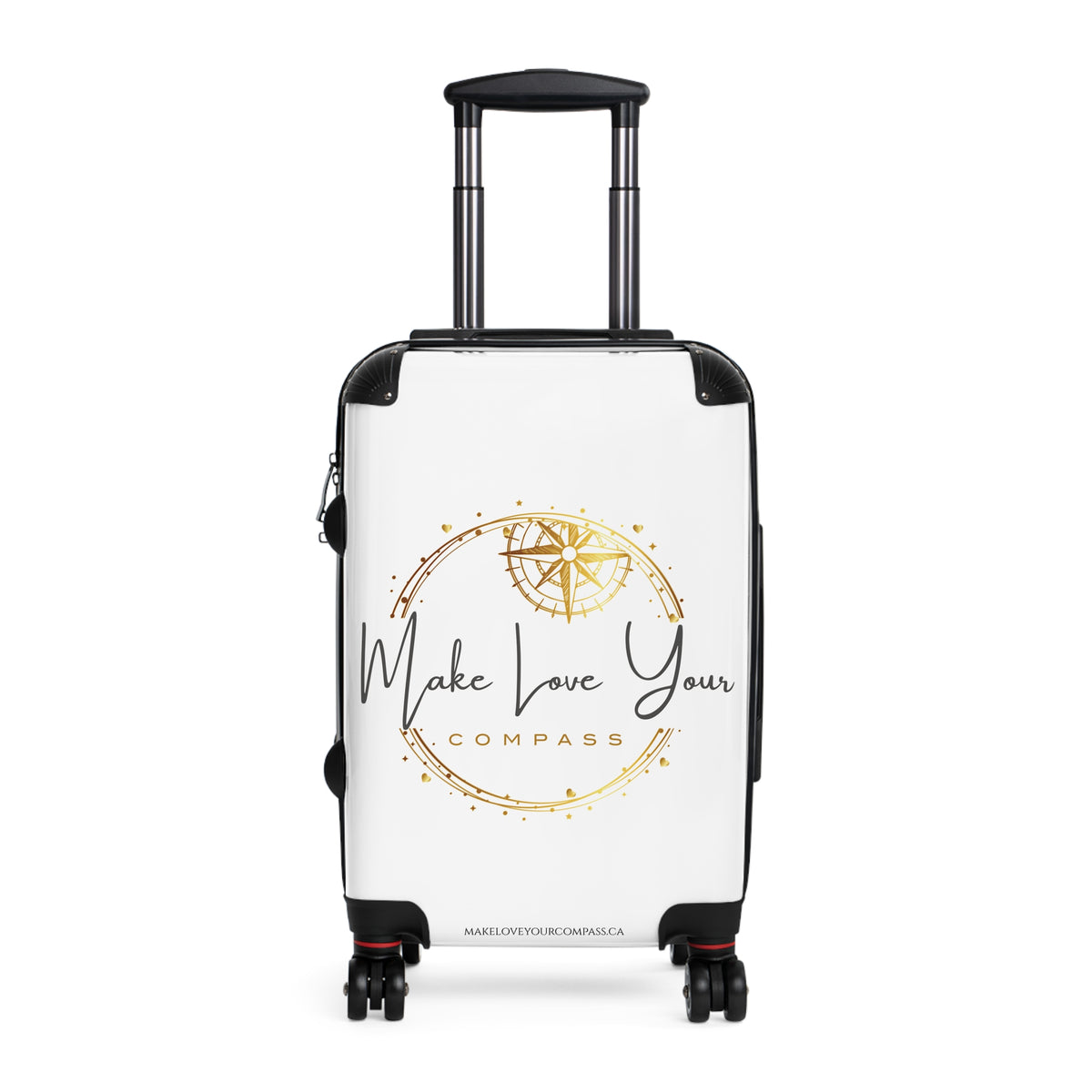 Make Love Your Compass Signature Hardshell Rolling Suitcase