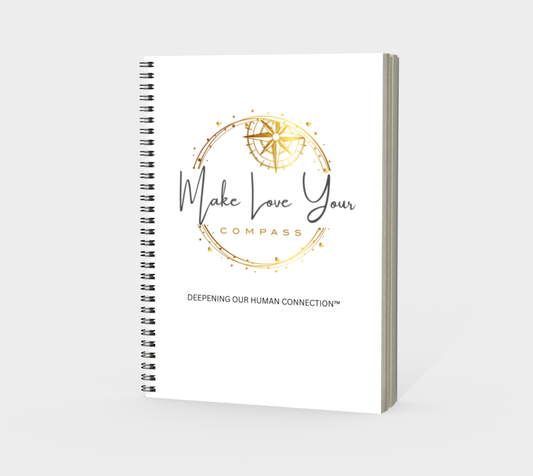 Compass Wreath Pattern White Softcover Notebook Journal